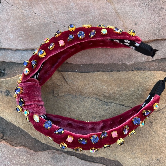 The Rosie Velvet Knotted Headband - Picture 3 of 4